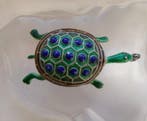 Zilver, emaille - Hanger - Art Deco-stijl