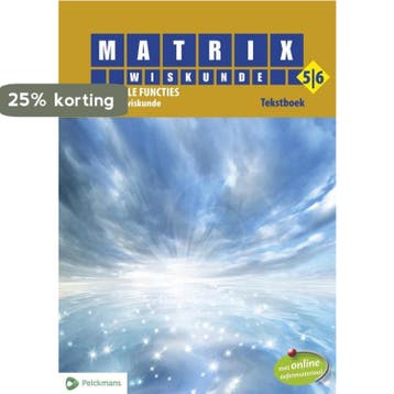 Matrix Wiskunde 5/6 Rationale functies 3 & 4 uur wiskunde, Boeken, Verzenden, Zo goed als nieuw