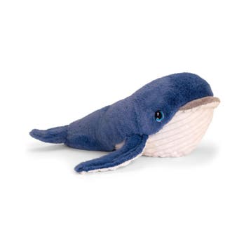 Keel Toys walvis knuffel - pluche - 25 cm - zeedier, Verzenden, Nieuw