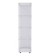 Glazen Vitrinekast met 4 Planken en Deur – 164 cm, Verzenden, Nieuw