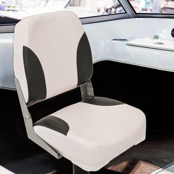 vidaXL Bootstoelen 2 st met poot 360° draaibaar, Watersport en Boten, Verzenden, Nieuw
