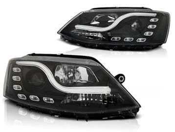 Koplampen VW Jetta DRL Zwart, Ophalen of Verzenden, Nieuw