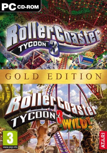 Rollercoaster Tycoon 3 - Gold Edition PC Windows 11 PC, Verzenden, Gebruikt