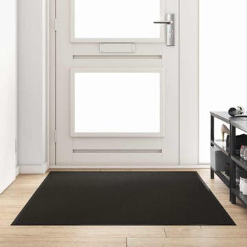 vidaXL Deurmat Zwart 120 x 180 cm 100% Polyamide, Verzenden, Nieuw