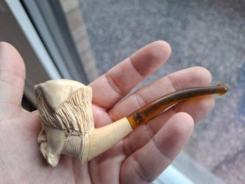 Meerschuim pijp - zeeschuim, Verzamelen, Nieuw