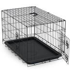 Avalo Hondenbench L - Opvouwbaar - 2 Deuren - 92x57x64 CM, Verzenden, Nieuw