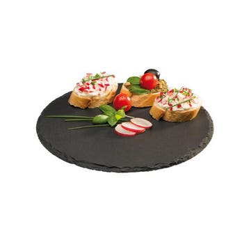 GGM Gastro | (6 stuks) Leistenen serveerschaal - Ø220mm - |, Verzenden, Nieuw, Kom(men)