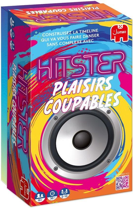 Jumbo - Hitster - Guilty Pleasures FR - Franstalig Partyspel, Hobby en Vrije tijd, Gezelschapsspellen | Bordspellen, Nieuw, Verzenden