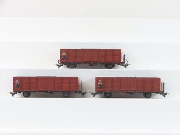 Bemo H0e, H0m - 2051/2051 108 - Modeltrein goederenwagon (3), Nieuw
