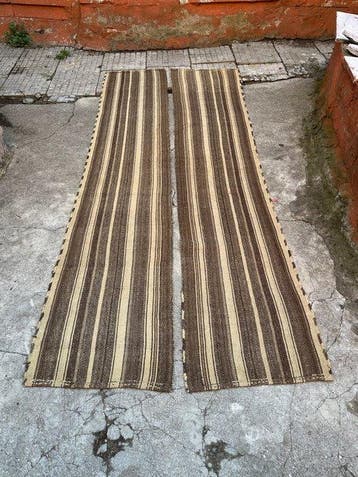 Kelim - 276 cm - 54 cm - Twee bijpassende handgeweven, Nieuw