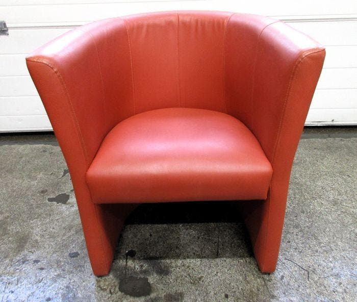 Fauteuil, Stoel, Bank, 70cm, oranje, Zakelijke goederen, Kantoor en Winkelinrichting | Winkel en Inventaris