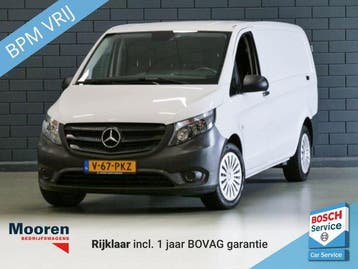 Zakelijke Lease |  Mercedes-Benz Vito 114 CDI Lang, Stof, Gebruikt, Euro 6, Wit