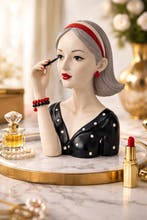 Buste, Stijlvolle Art Deco / Retro Dame Buste – Make-up –