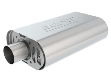 Borla CrateMuffler SBF 289/302 2.5 inch Offset/Center 14in x, Auto-onderdelen, Uitlaatsystemen, Ophalen of Verzenden, Nieuw