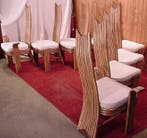 8 McGuire High Back Rattan Chairs Danny Ho Fong Mackintosh, Ophalen