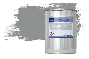 Wixx PU 150 Betonverf RAL 7042 | Verkeersgrijs A 20L, Verzenden, Nieuw, Verf, 15 tot 20 liter