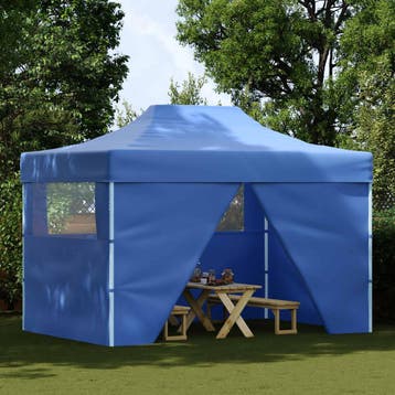 vidaXL Partytent 291 x 431 x 315 cm Blauw Oxford Stof, Tuin en Terras, Partytenten, Verzenden, Nieuw, Partytent
