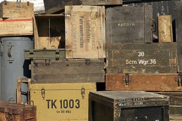 wehrmacht kisten kokers containers verpakkingen, Ophalen of Verzenden, Kist of Geocache