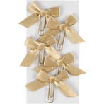 Paperclips, afm 40x70 mm, goud, 5 stuk/ 1 doos, Hobby en Vrije tijd, Nieuw