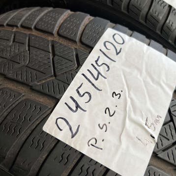 2 x Pirelli Scorpion Zero 245-45-20 Winterbanden 4,5mm, Band(en), Personenwagen, 20 inch, Gebruikt