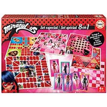 Educa bordspel Miraculous 8 spellen van €24,99 voor €22,49, Ophalen of Verzenden, Nieuw
