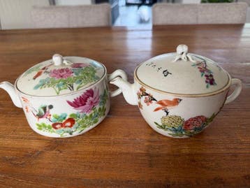 famile rose - famile rose - Theepot (2) - Porselein - 2
