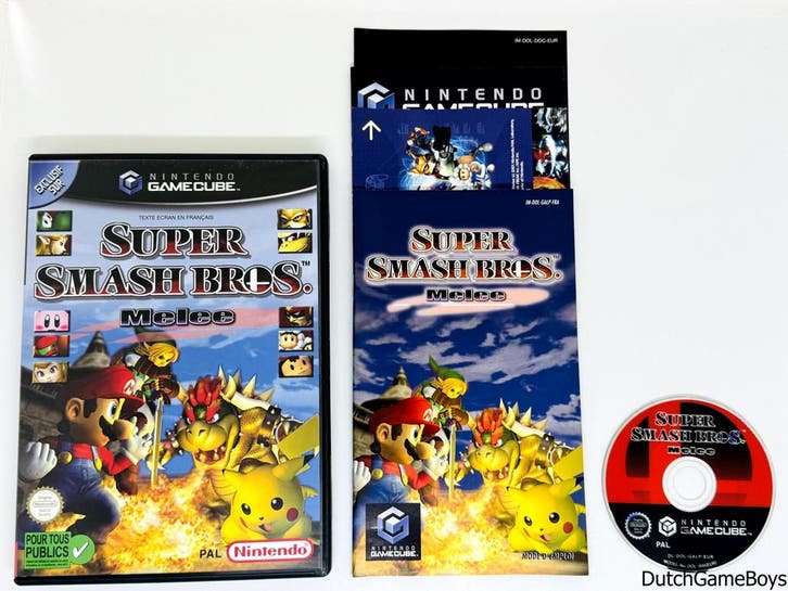 Nintendo Gamecube - Super Smash Bros - Melee - FRA, Spelcomputers en Games, Games | Nintendo GameCube, Gebruikt, Verzenden
