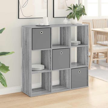 vidaXL Dressoir Grijs Sonoma 102 x 31 x 99,5 cm, 100 tot 150 cm, Verzenden, Nieuw, 25 tot 50 cm