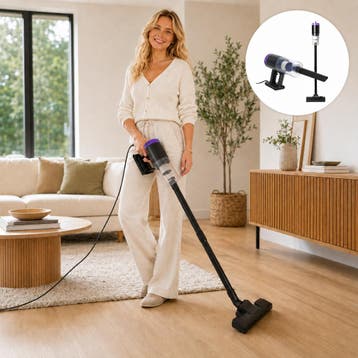 Nexxt Steelstofzuiger 2-in-1 met 5 m Snoer - Zwart, Verzenden, Nieuw