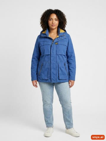 G-Star RAW Outdoorjassen Dames maat L Blauw Vintage, Ophalen of Verzenden, Nieuw