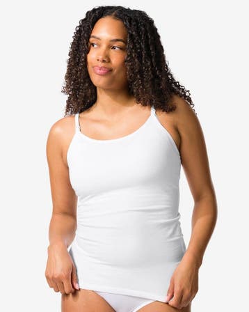 HEMA Voedingshemd met ingebouwde cups wit, Kleding | Dames, Verzenden, Nieuw, Wit