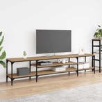 vidaXL TV-kast Artisan Eiken 201 x 35 x 45 cm Gemonteerd, Huis en Inrichting, Kasten | Televisiemeubels, Minder dan 50 cm, Verzenden