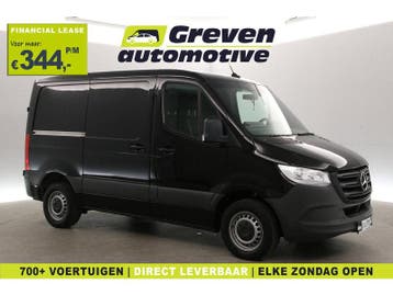 Mercedes-Benz Sprinter 211 CDI L1H1 | Camera | 3 Zits |, Euro 6, Zwart, Mercedes-Benz, Nieuw