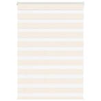 vidaXL Zebra rolgordijn 100x150 cm stofbreedte 95,9 cm, Verzenden, Nieuw, Beige