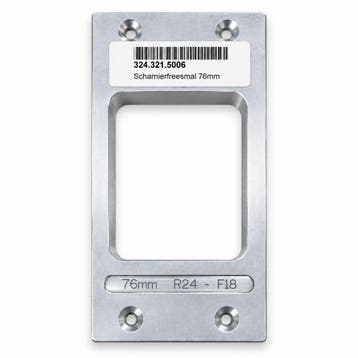 HMB Aluminium Scharnierfreesmal 76 mm R24 F18, Verzenden, Nieuw