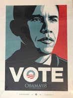 Shepard Fairey (OBEY) - Original Vintage Vote Barack Obama