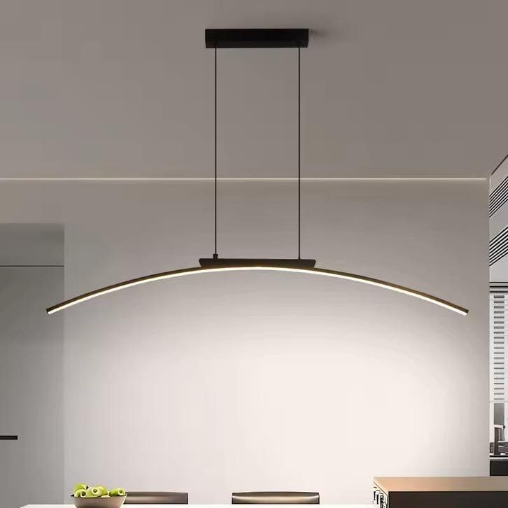 Moderne LED Boog Hanglamp 100 cm – Dimbaar, Huis en Inrichting, Lampen | Hanglampen, Nieuw, Verzenden