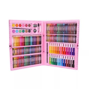 Maaleo Schilderset in Koffer - Junior - 168 stuks - Roze, Ophalen of Verzenden, Nieuw