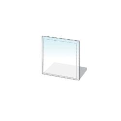 Vloerplaat vierkant 900x750mm glas 6mm, Ophalen of Verzenden, Nieuw