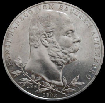 Duitsland, keizerrijk Ernst I. 5 Mark 1903 / 50th