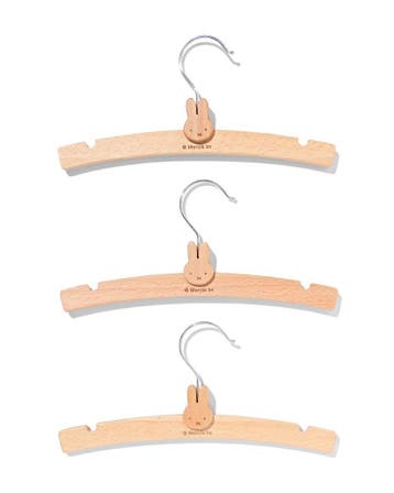 HEMA Nijntje kledinghangers hout - 3 stuks, Verzenden, Nieuw