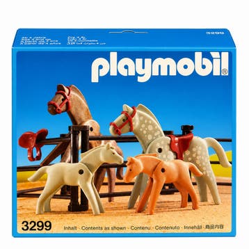 Playmobil Paarden en Veulens met Hekwerk - 3299 (Nieuw), Kinderen en Baby's, Speelgoed | Playmobil, Verzenden, Nieuw