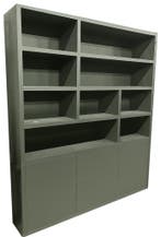 Vakkenkast Engels groen Boekelo 200 x 230cm, Huis en Inrichting, Kasten | Buffetkasten, Ophalen of Verzenden, Nieuw