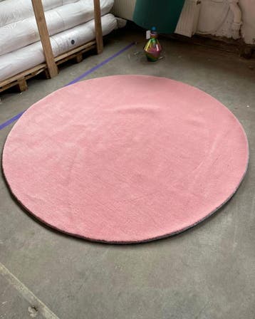 Polspotten Outline Kleed - Rond, Ophalen of Verzenden, Zo goed als nieuw, Roze, Overige vormen