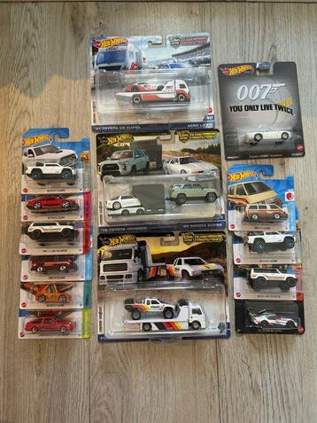 Hot Wheels 1:64 - Modelauto (14) - Various Hot Wheels Toyota, Nieuw
