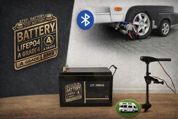 12 Volt 200Ah LiFePo4 Accu met LCD scherm of extra optie USB, Ophalen of Verzenden, Nieuw