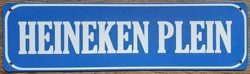 Heineken plein reclamebord, Verzenden, Nieuw