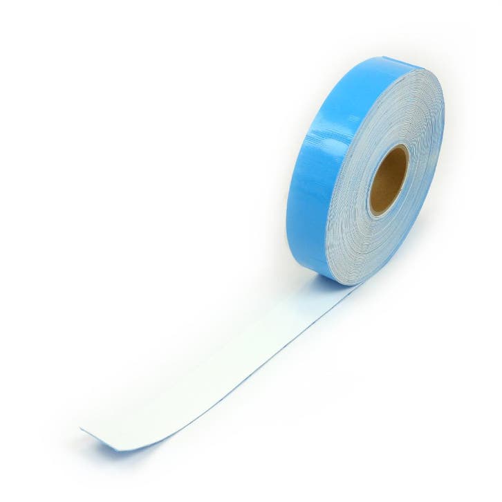 Weerbestendige vloertape  -  Wit  -  30 m (rol) x 50 mm  -, Zakelijke goederen, Kantoor en Winkelinrichting | Magazijn, Stelling en Opslag