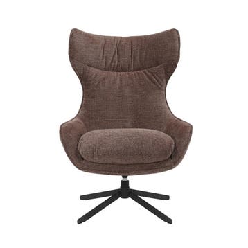 Draaibare fauteuil Olivia Paars | Starfurn, Ophalen of Verzenden, Nieuw
