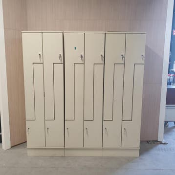 12-deurs Oostwoud ruimte besparende Z-lockerkast - 195x180x5, Ophalen of Verzenden, Nieuw